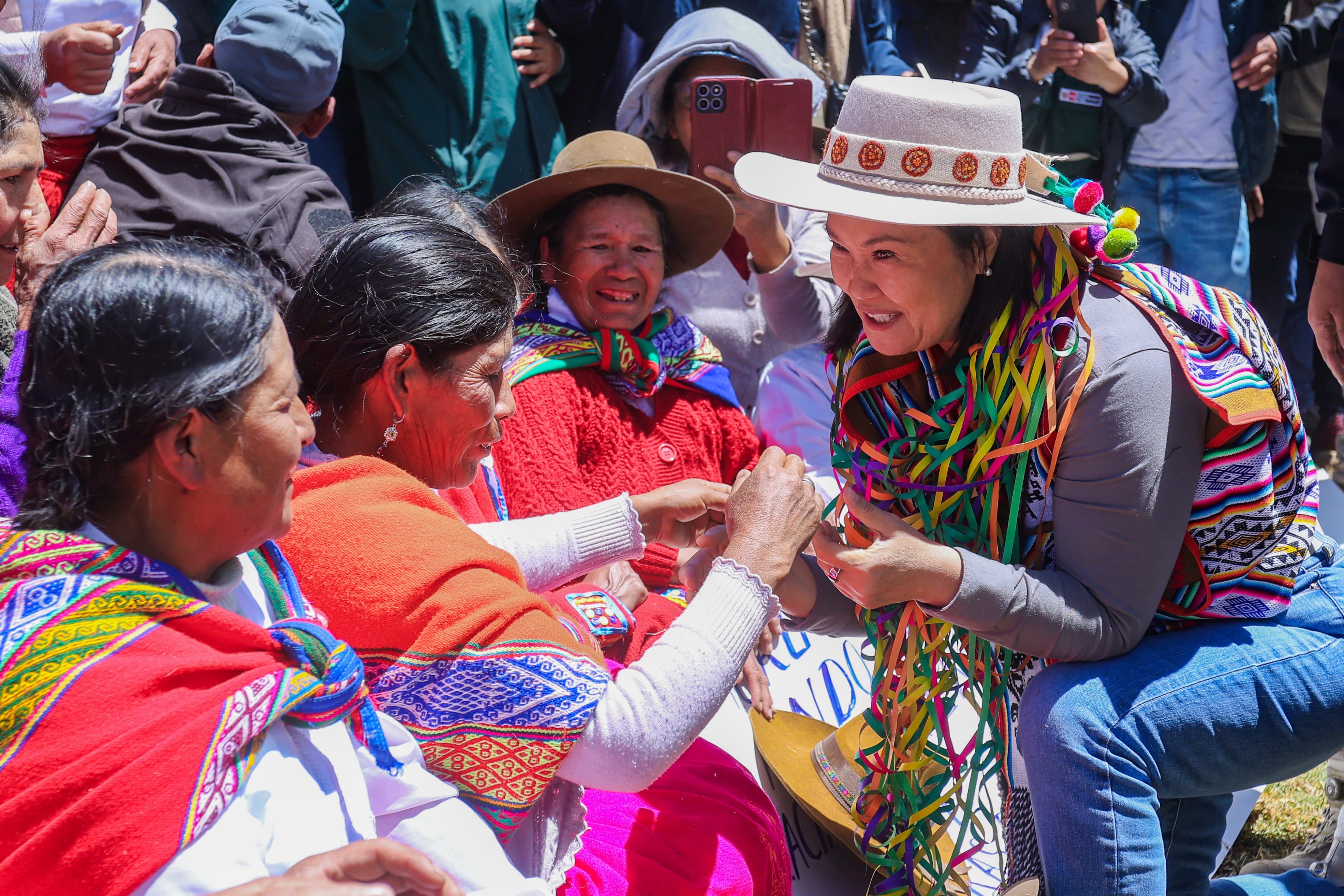Keiko Fujimori destaca obras en Cusco: “Estamos trayendo resultados y esperanza”. Foto: Presidencia del Perú.