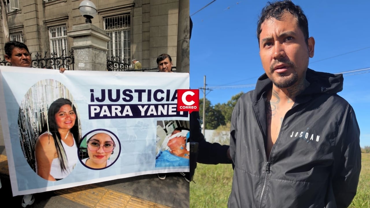 Feminicida que prendió fuego a cosmiatra en Surquillo fue capturado en Argentina. Composición: Diario Correo.