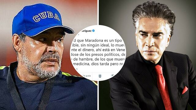 ​José Luis 'El Puma' Rodríguez tildó de "aborrecible" a Diego Maradona (FOTOS)