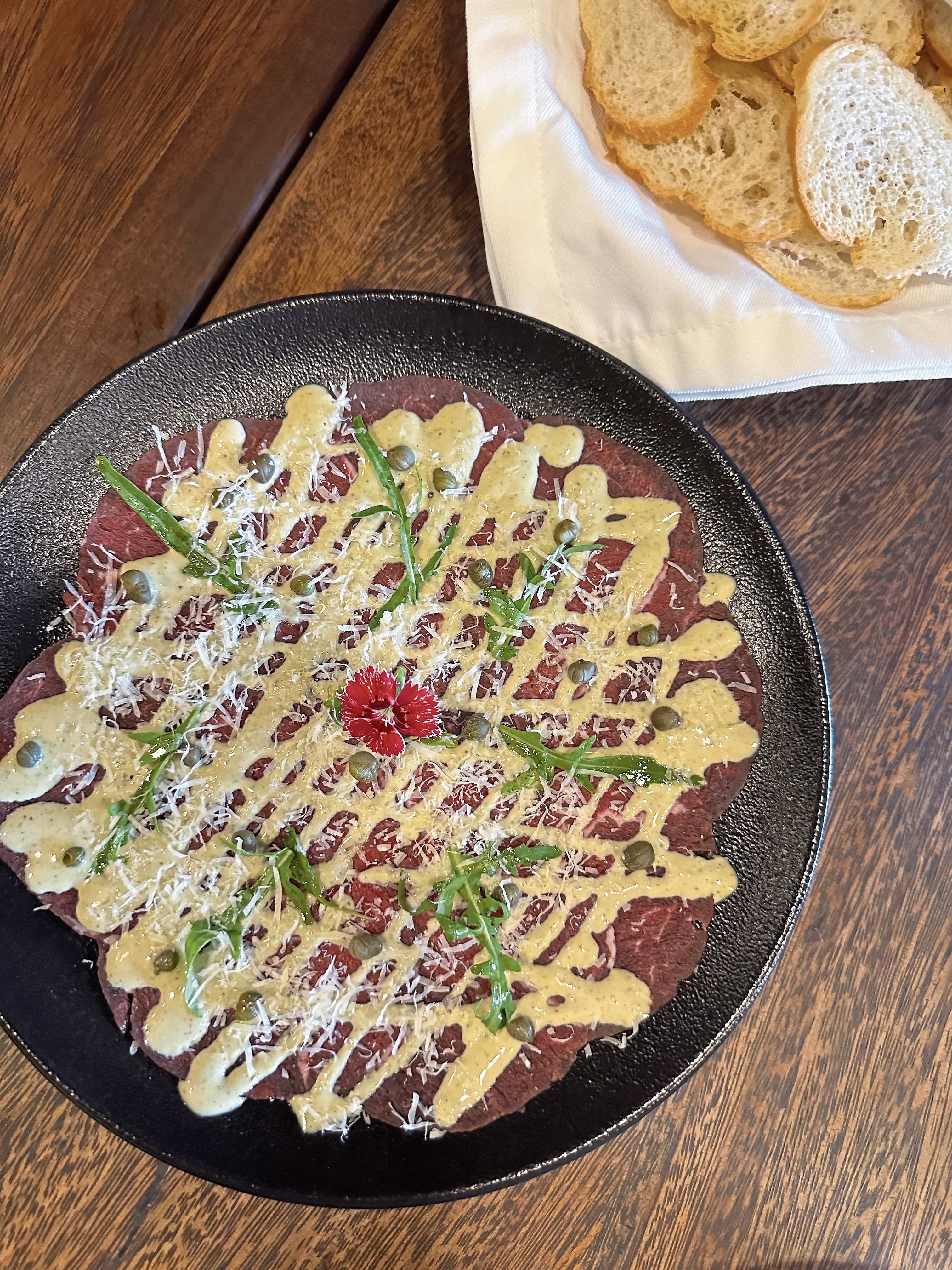 Las bases de su menú son la cocina clásica italiana, pero en Vincenzo hay espacio para lo variado, y sobre todo arriesgado
