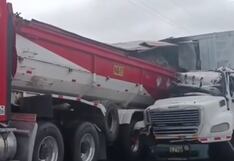 Choque de dos tráileres en la Panamericana Norte deja un muerto y bloquea la vía por más de nueve horas