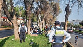 Población de Arequipa dividida por armas de fuego para los agentes de serenazgo