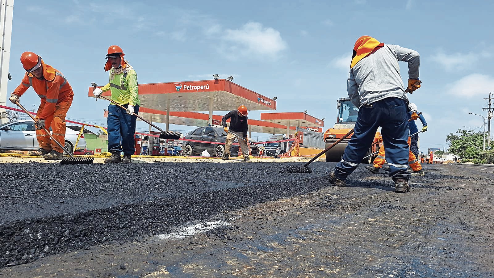 Intervención en la avenida Federico Villarreal.