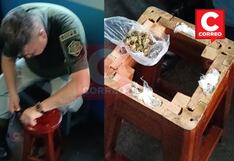 Huánuco: Internos del penal de Potracancha camuflan droga en bancas