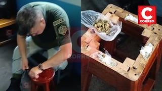 Huánuco: Internos del penal de Potracancha camuflan droga en bancas