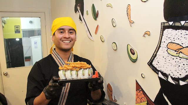 A los 15 años aprendió a preparar sushi, hoy tiene su propio restaurante