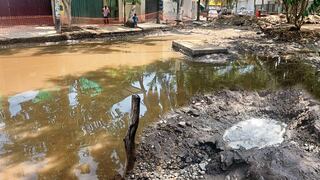 Obra de S/ 3 millones está paralizada por colapso de desagües en Piura