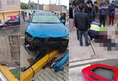 Chincha: padre de familia muere tras choque entre auto y mototaxi en Pueblo Nuevo