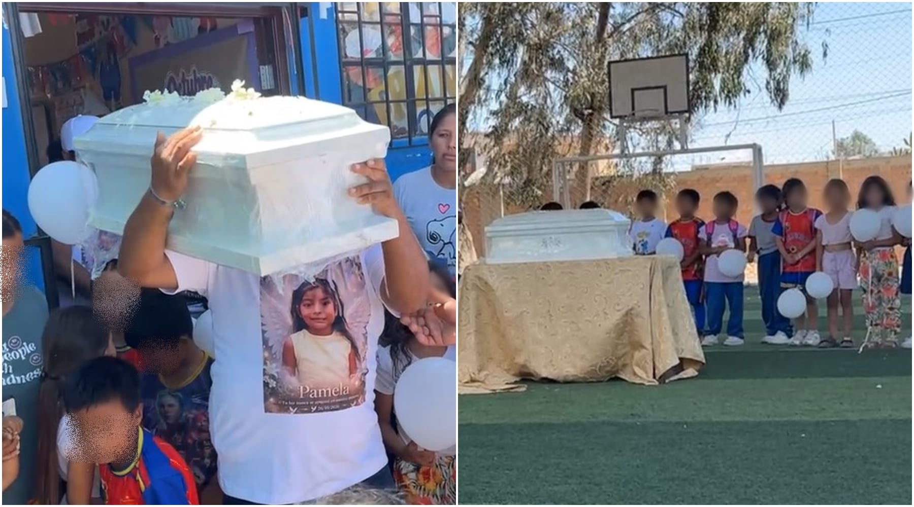 Pisco: familia, docentes y compañeritos despiden a Pamelita, la niña de 7 años que murió en incendio