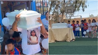 Pisco: familia, docentes y compañeritos despiden a Pamelita, la niña de 7 años que murió en incendio
