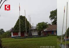 Loreto: izan bandera colombiana en comunidad peruana de Tres Fronteras, en Putumayo