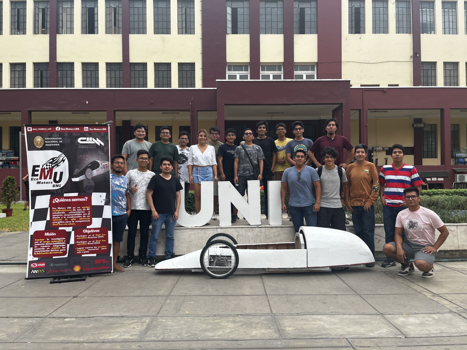 Eco Motors UNI representará a Perú en el Shell Eco Marathon 2024