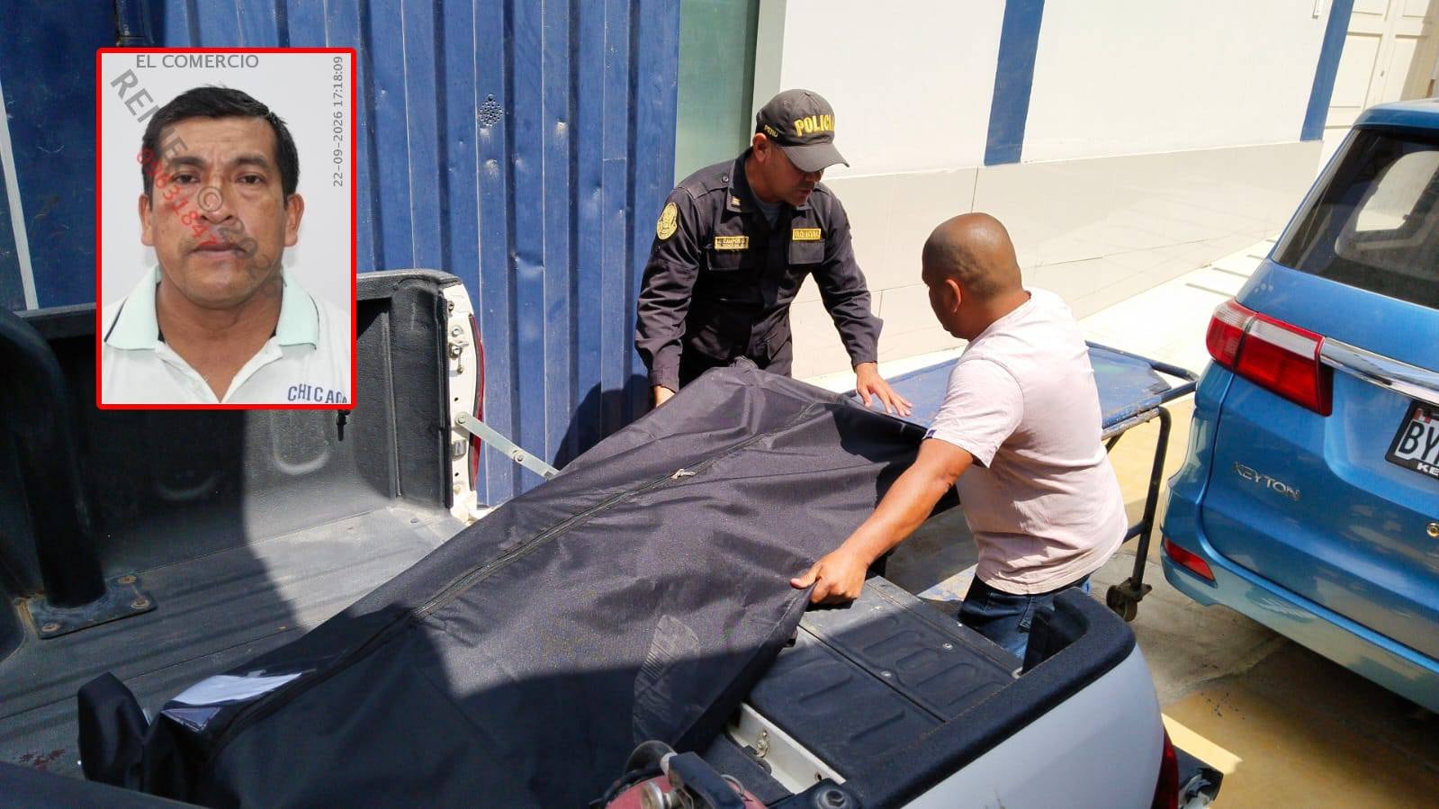 Cuerpo de la víctima fue llevado a la morgue de Chiclayo.
