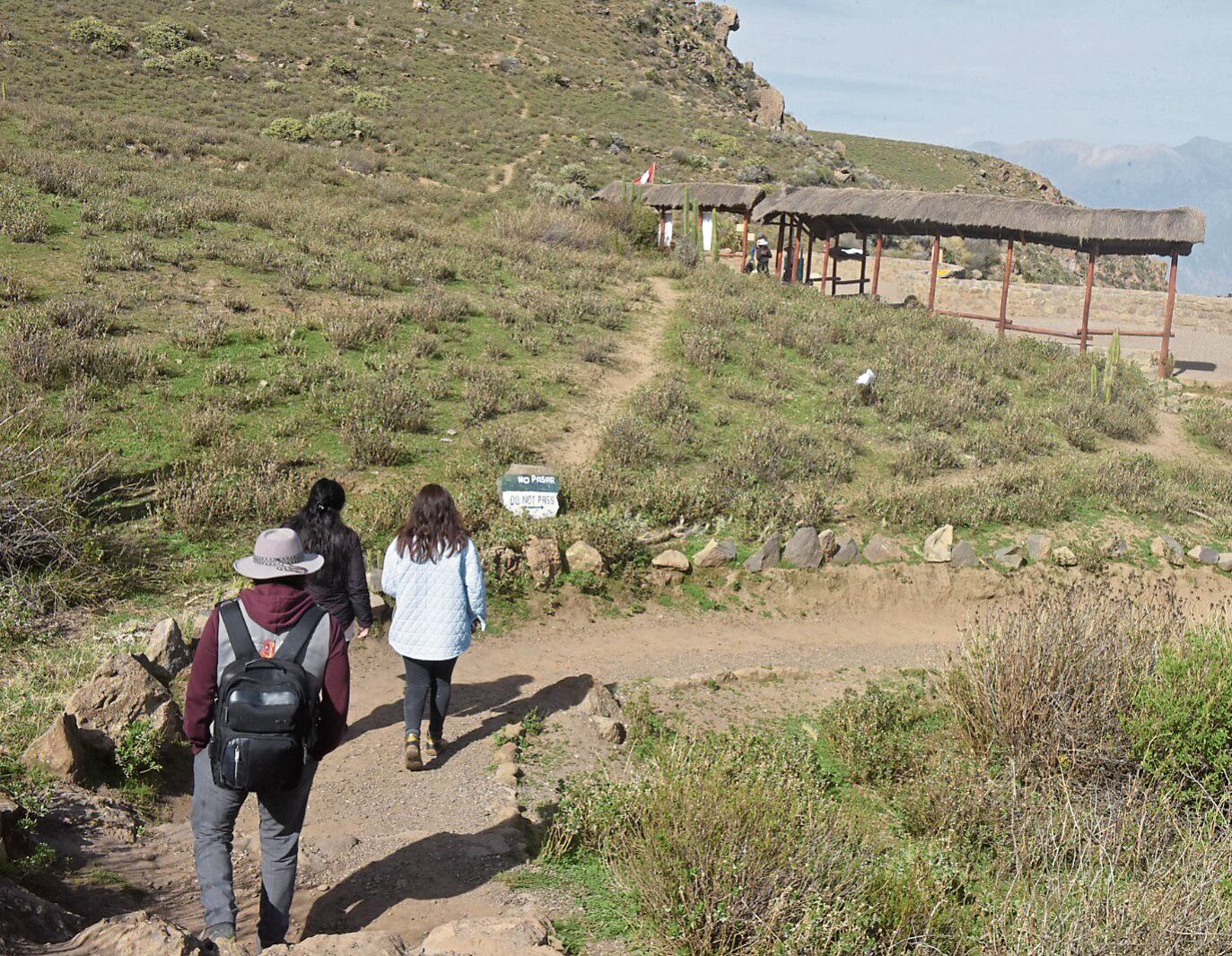 Inseguridad para visitantes por falta de señales en caminos. (Foto: Difusión)
