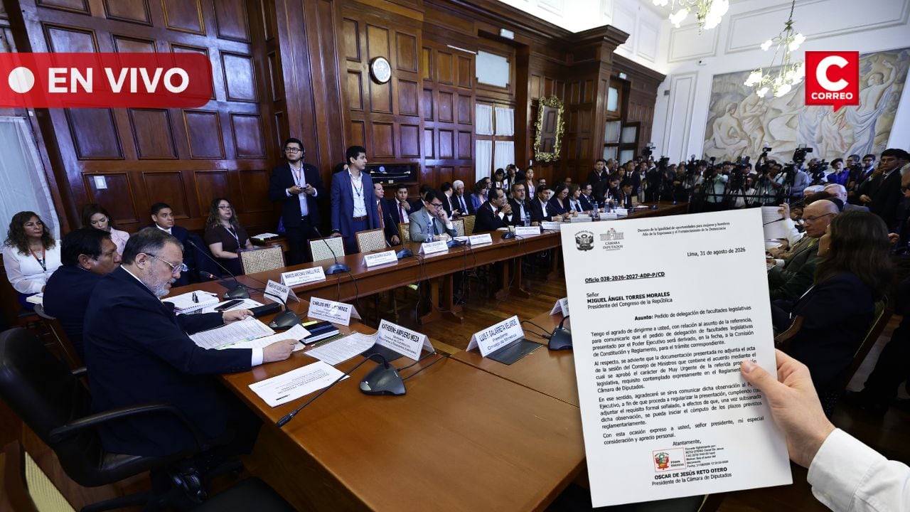 🔴 EN VIVO | Facultades legislativas: Senado retoma debate tras aprobación parcial de la Cámara de Diputados. Composición: Diario Correo.