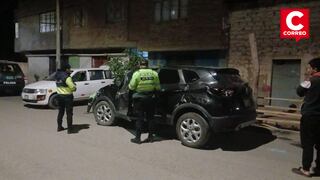 Huancayo: Conductor choca contra árbol y se da a la fuga