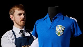 La camiseta de Pelé en la final de 1958 se vendió por 4,9 millones de dólares