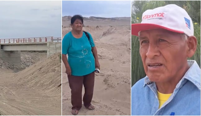 Ica: obra inconclusa en Puente Pinilla deja sin acceso a agricultores de Callango en Ocucaje