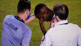 Luis Advíncula se fue llorando del campo luego del empate de Rayo en España (FOTO)