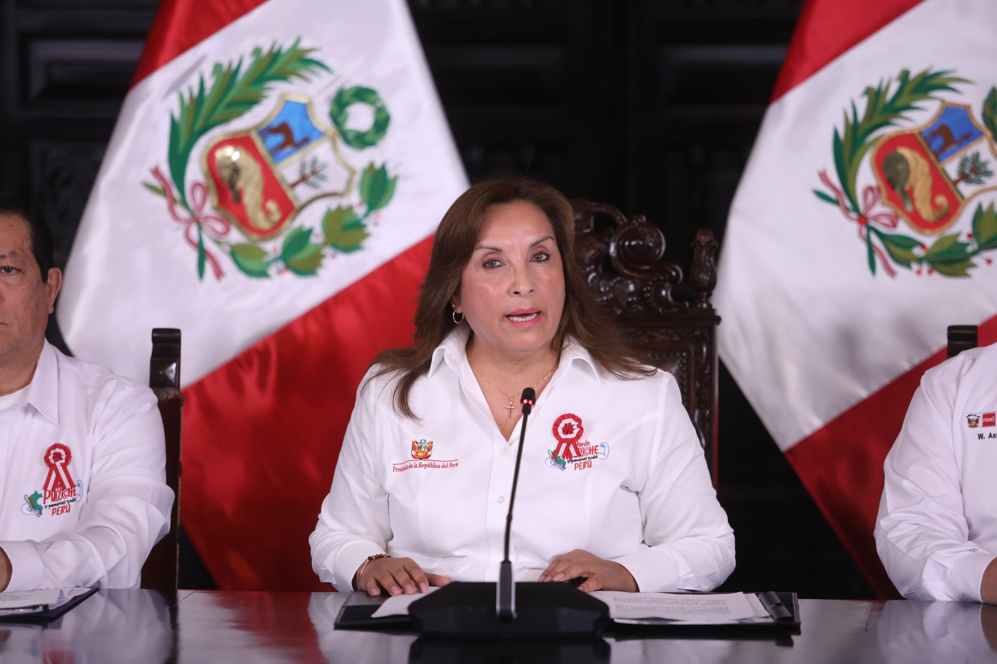 La presidenta aseguró que priorizó el trabajo en regiones y que hablará con los medios solo por temas de “interés nacional”. Sobre su salud, señaló que se reserva el derecho a la privacidad. (Foto: GEC)