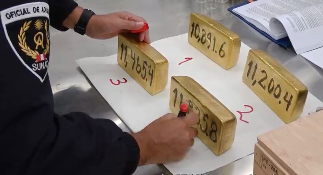 La Fiscalía mantienen las barras de oro en una bóveda del Banco de la Nación. (Foto: Captura)