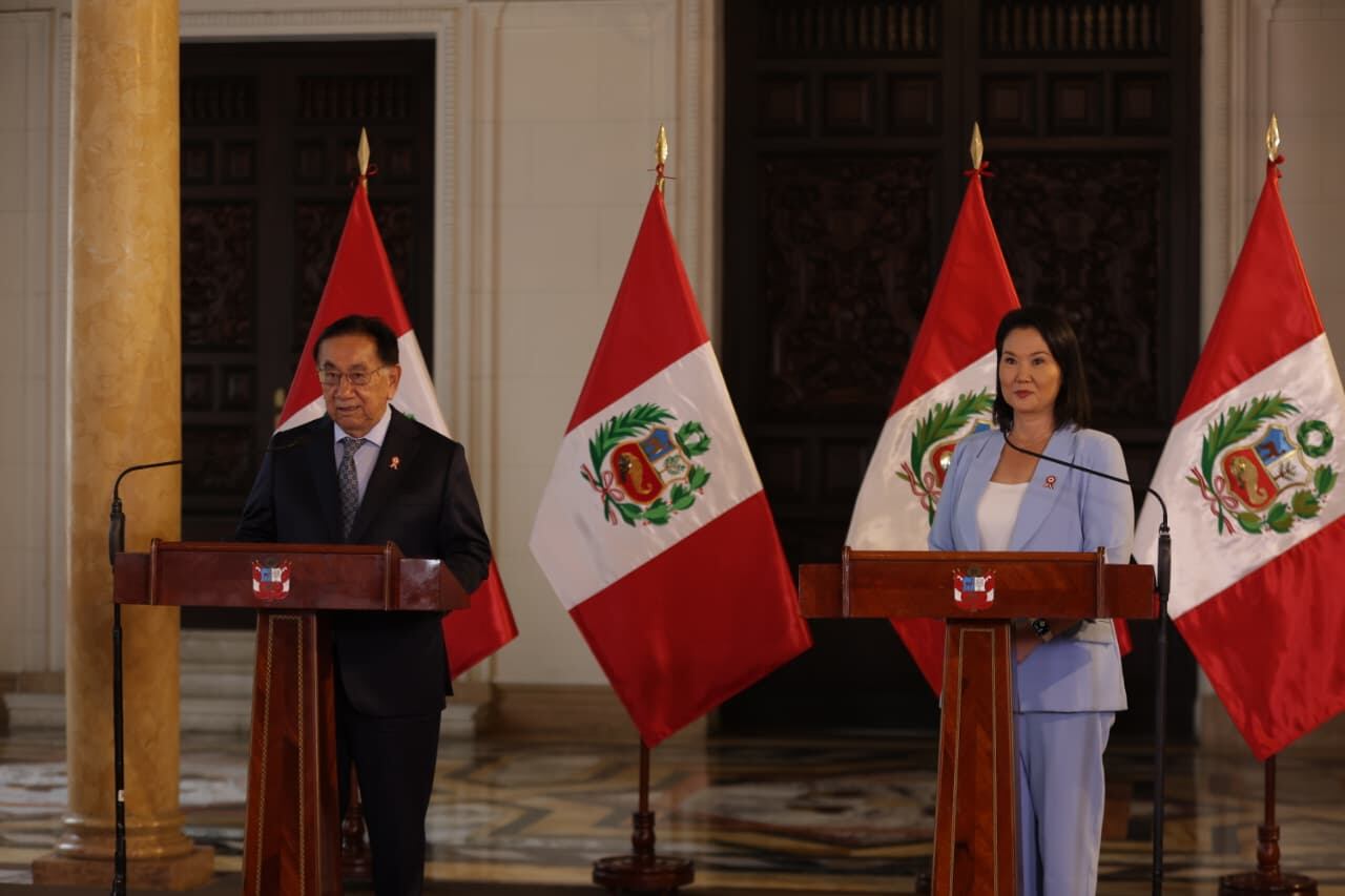 Keiko Fujimori tras reunión con José Balcázar: “Tenemos que enfrentar directamente la delincuencia”
