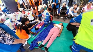 Arequipa: Simulacro de incendio urbano en Feria El Altiplano (VIDEO)