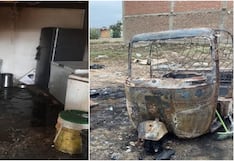 Ica: incendio destruye una vivienda y deja una mototaxi calcinada en Villacurí