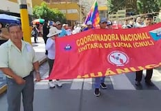 En Huánuco gremios sindicales se movilizaron ante la inseguridad ciudadana