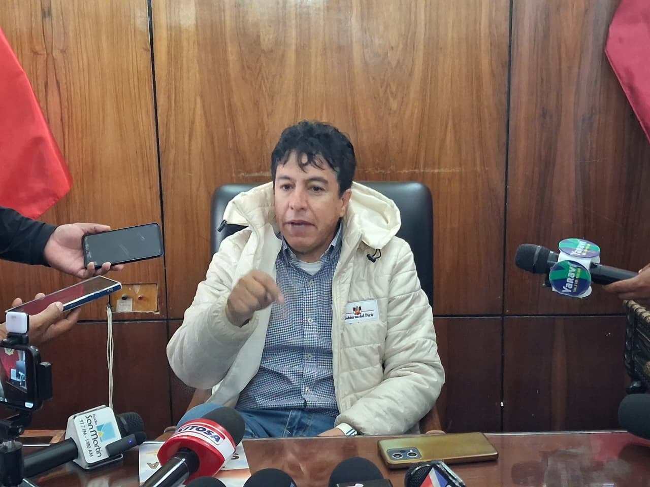 Prefecto regional Arequipa, César Rodríguez. (Foto: Jeamilett Chirinos/@photo.gec)