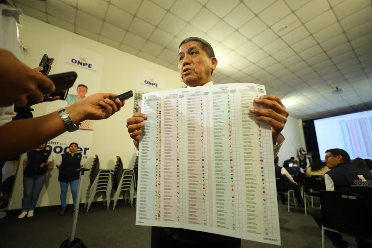 Las cédulas tendrán cinco columnas, códigos de barras y marcas de agua, según resolución publicada en El Peruano. (Foto: GEC)
