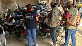 Sullana: Hallan motocicletas con series adulteradas y regrabadas