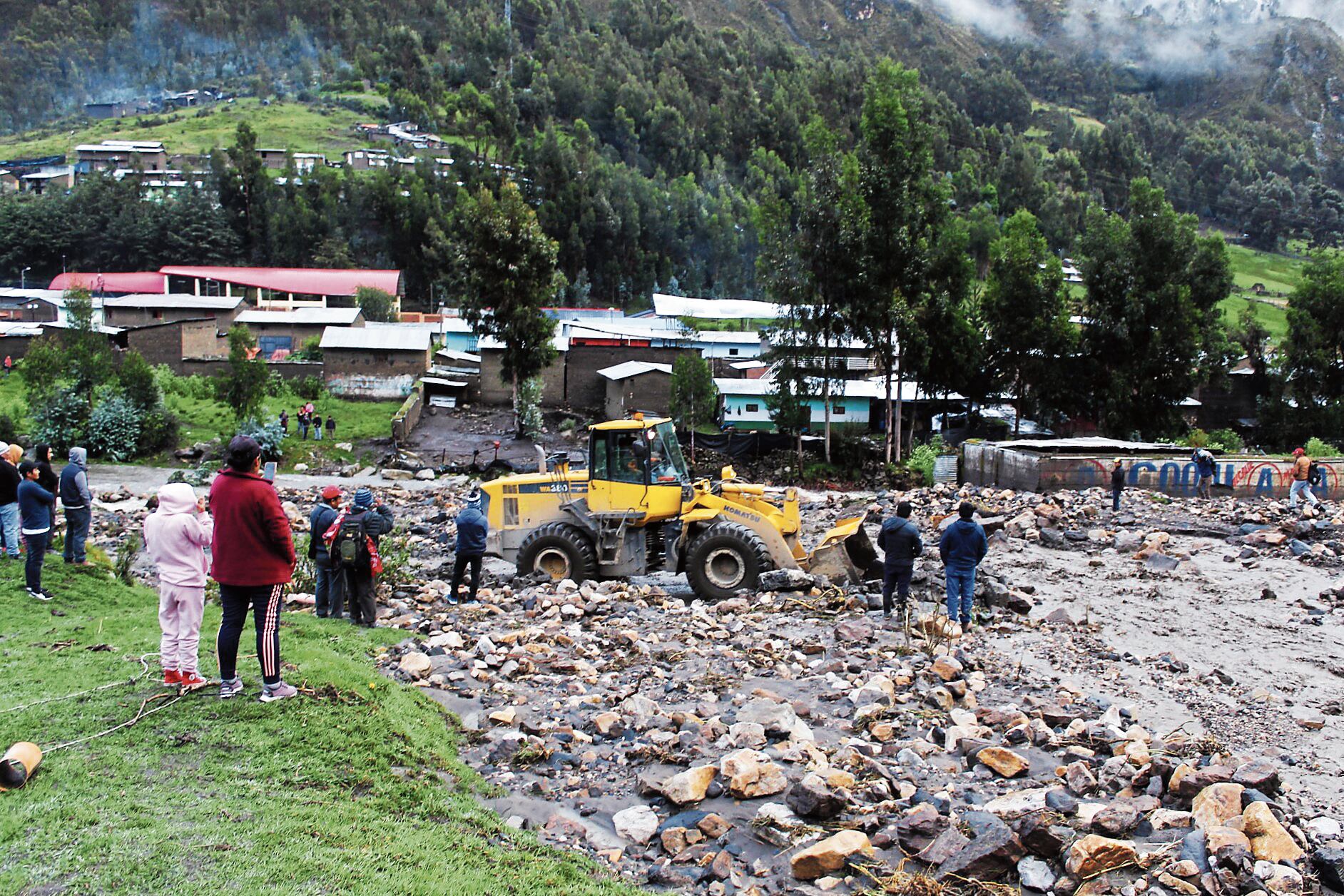 Huaico en la provincia de La Unión. Foto: cortesía.
