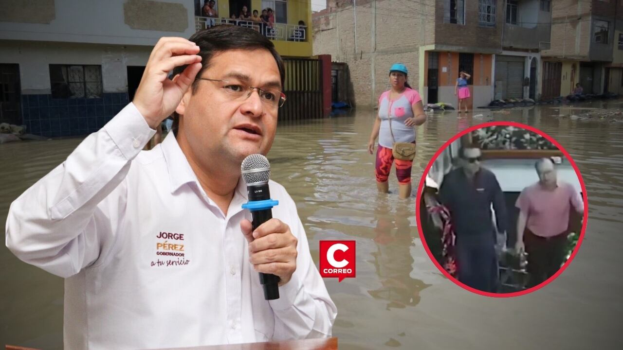 Lambayeque: Gobernador exige a Jerí abandonar sus “visitas” ante emergencia: “Si no puede, váyase señor”. Composición: Diario Correo.