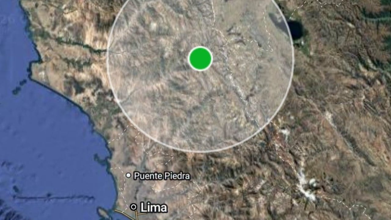 Sismo de magnitud 4.0 se registró esta madrugada en Canta, Lima.