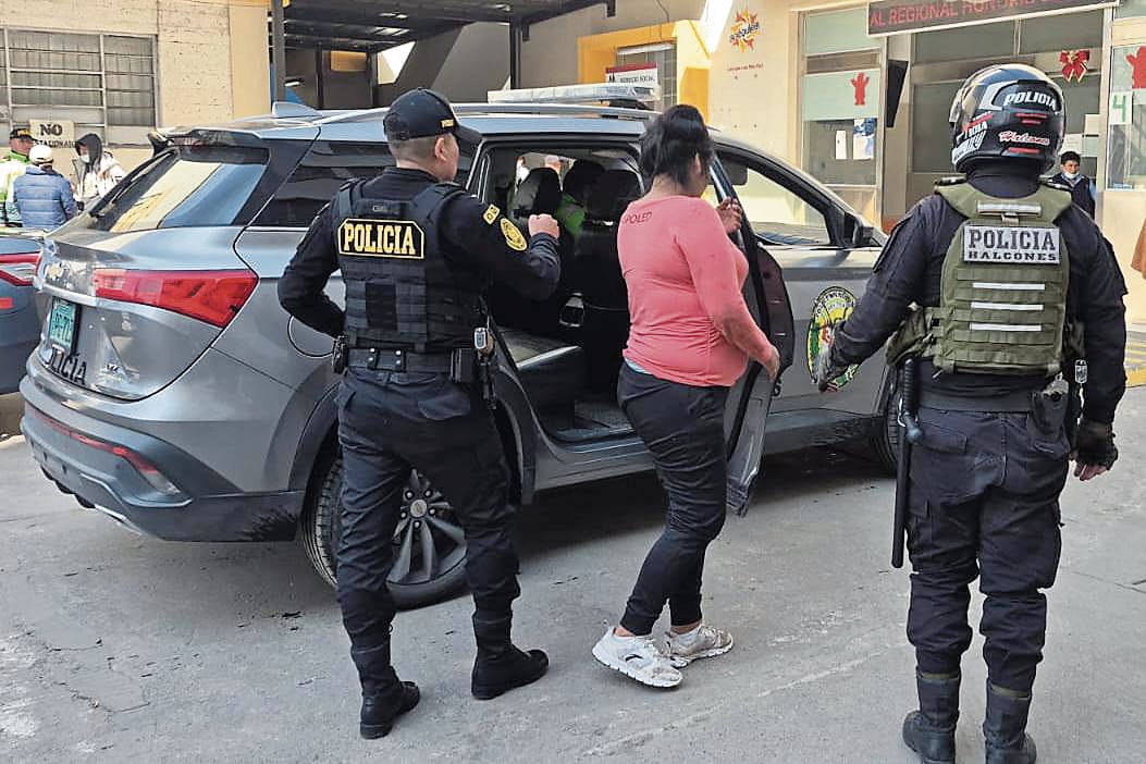 Nueve meses de prisión para mujer por llevar droga al penal. Foto: PNP.