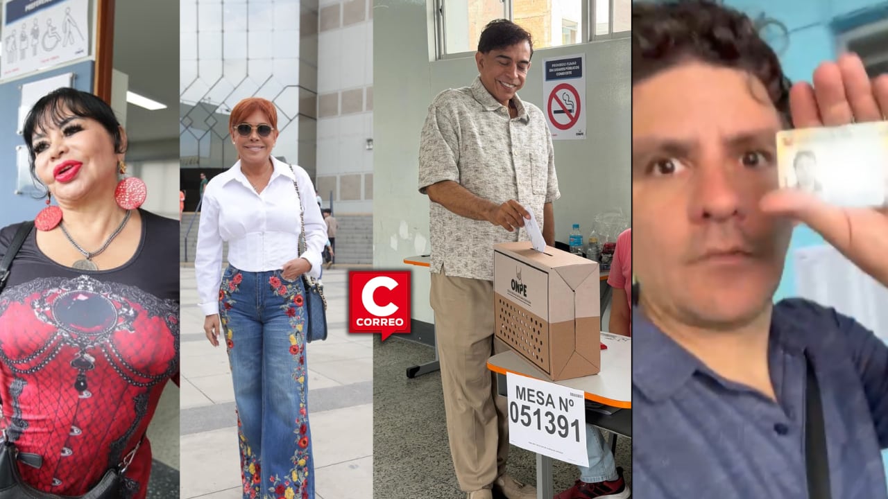 Conductores, modelos y artistas compartieron imágenes de su asistencia a las urnas durante la jornada de votación de este domingo.