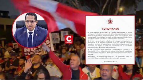 JNE condena protestas frente a vivienda de su presidente: “Son conductas inaceptables”