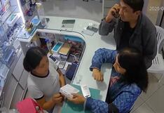 Ica: pareja de presuntos delincuentes roba un IPhone 16 valorizado en 5 mil soles