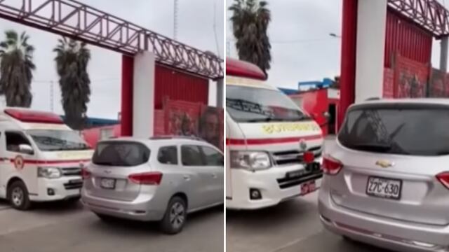 Callao: grúa retira auto que bloqueaba salida de estación de bomberos | VIDEO 