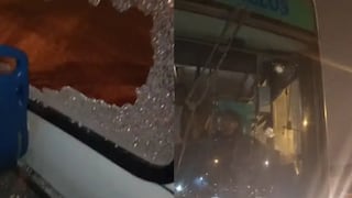 Atacan bus de empresa ETUL4SA en Chorrillos horas antes del paro de transportistas