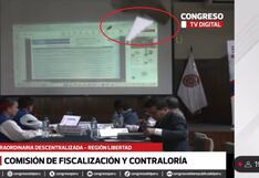 Cae parte de techo del Colegio de Ingenieros de La Libertad durante sesión de la comisión de Fiscalización