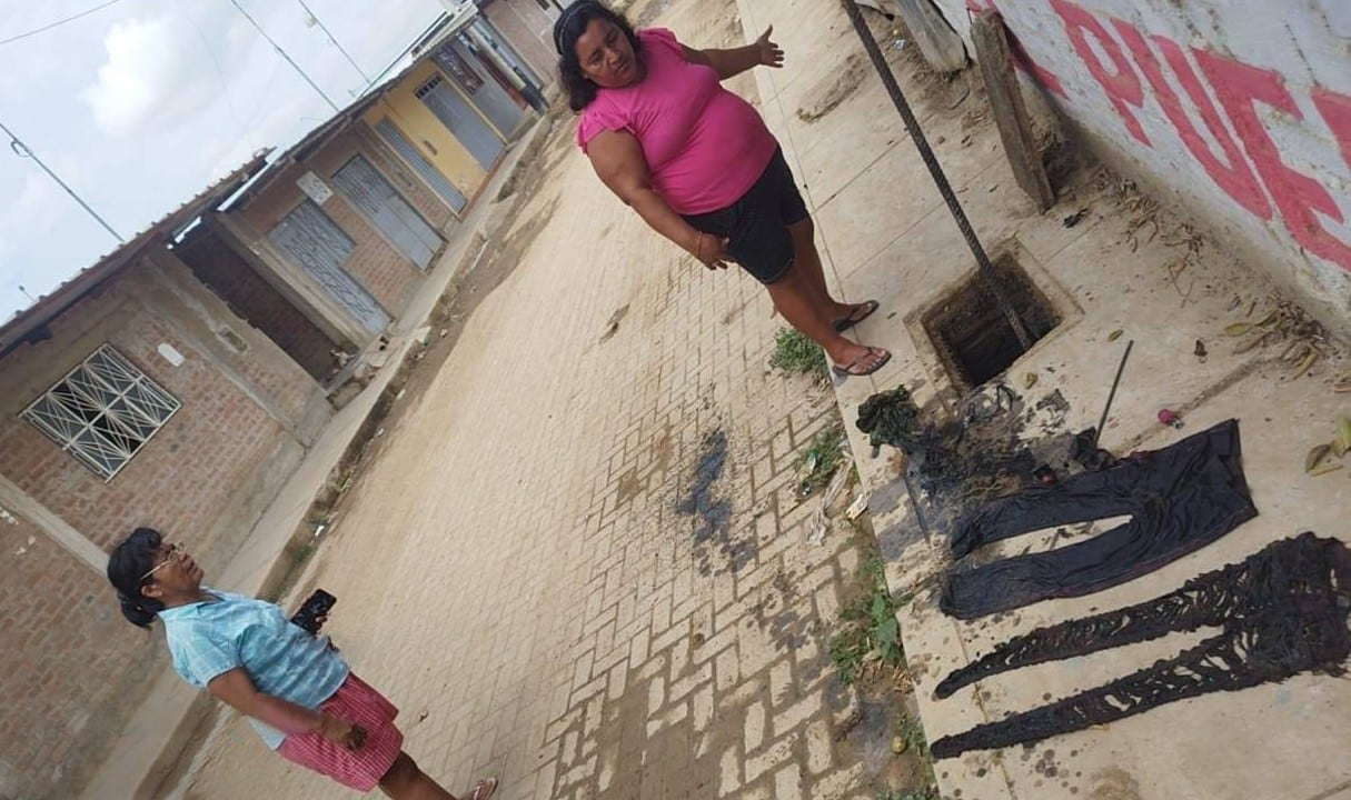 Encuentran ropa en la redes de alcantarillado de Chulucanas