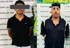 Ica: policía captura a dos sujetos con requisitorias en La Tinguiña
