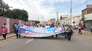 Población de Nasca realiza movilización y exige la salida de OTASS