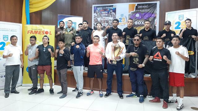 Campeonato “Knockout a la delincuencia” contará con boxeadores de Arequipa y Lima