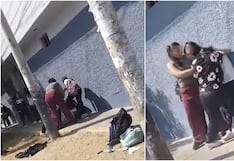 Chincha: captan a alumnas liándose a golpes en los exteriores de colegio