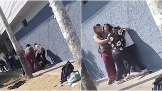 Chincha: captan a alumnas liándose a golpes en los exteriores de colegio