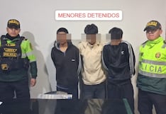Intervienen banda de asaltantes ‘Los Tilines’, conformada por menores en Cusco