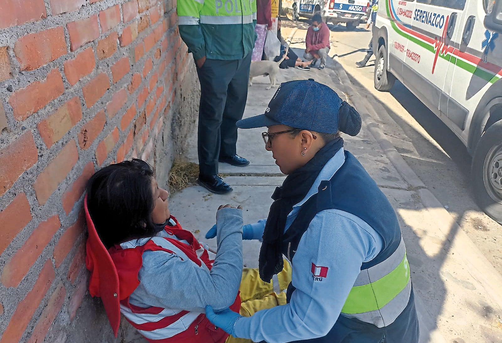 Conductor atropelló y abandonó a dos mujeres en el distrito de Cayma, en Arequipa. Foto: PNP.